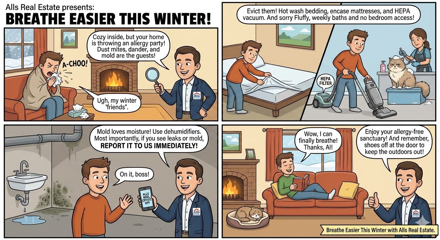 Alls Real Estate gives tips on how to breath easier this winter.