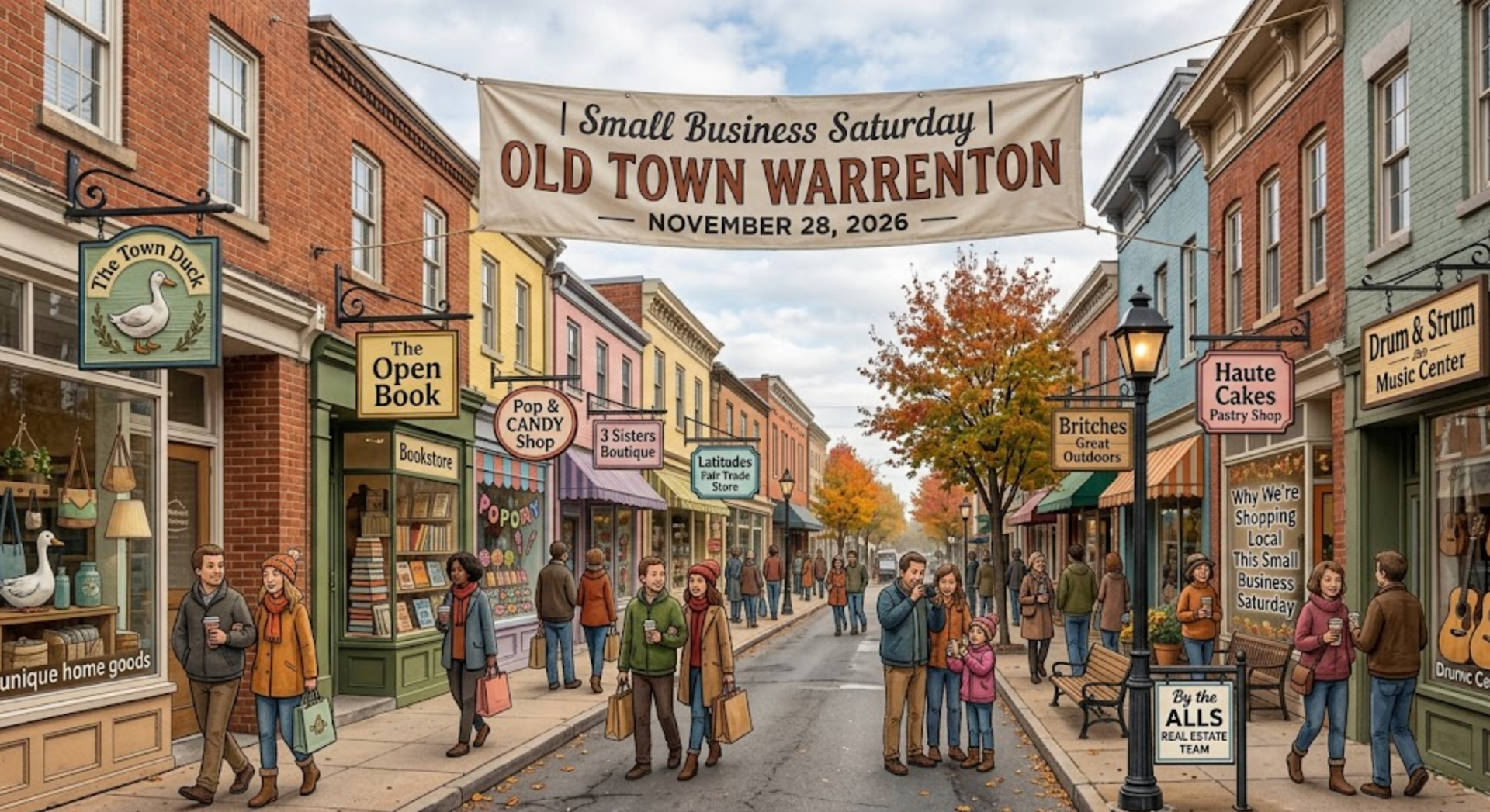 Support Small businesses this holiday season by shopping on Main Street in Old Town Warrenton, VA