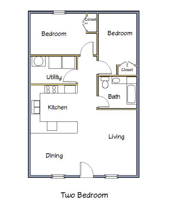 two bed