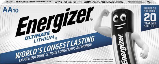 AA Batterij - Energizer Ultimate Lithium - 10 stuks.