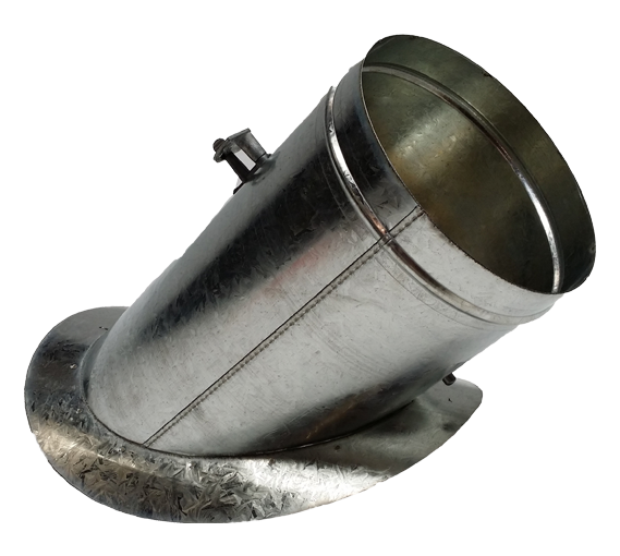 flat take off 45 degree + damper | HVAC accessories