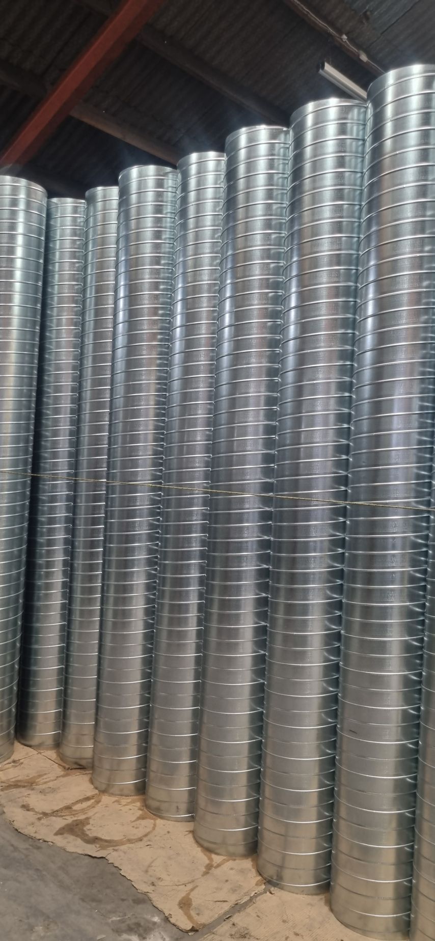 Prefabricated ducting ready to deliver onsite on the same day