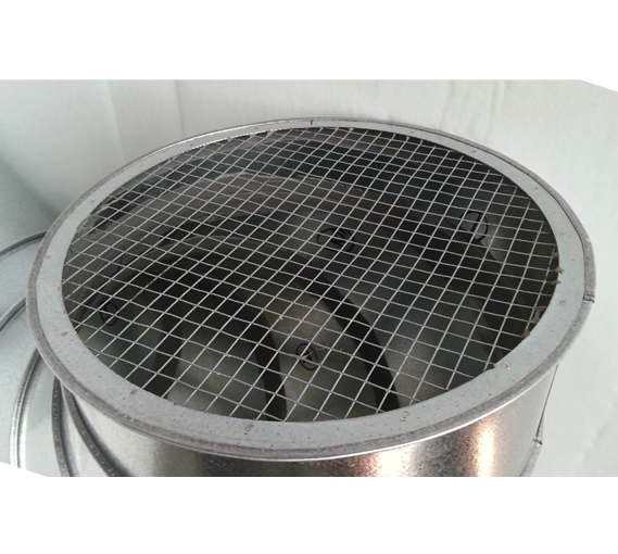 End cap with mesh |  HVAC accessories