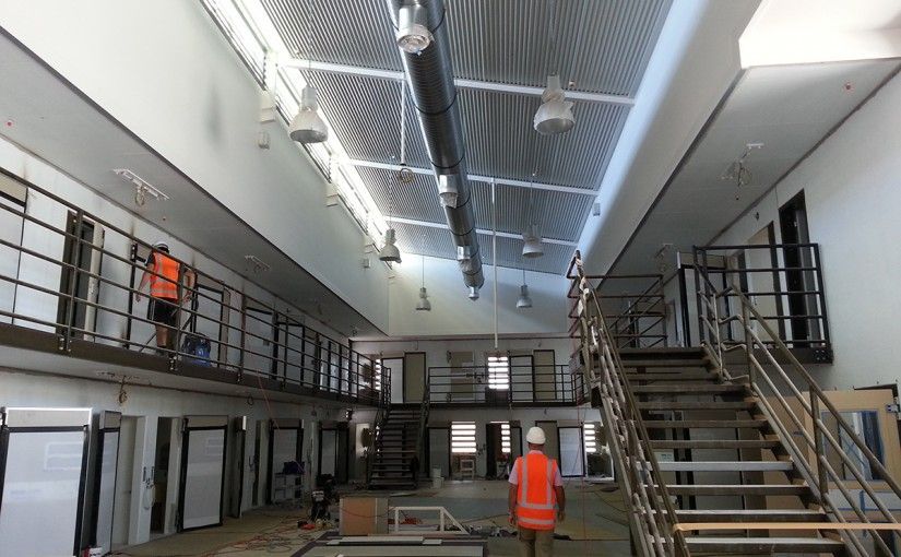HVAC ducting in Wiri Prison from ARLO