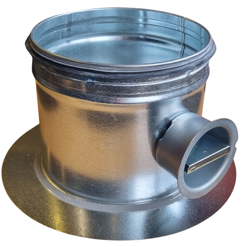Flat Take Off 90° with Balancing Damper