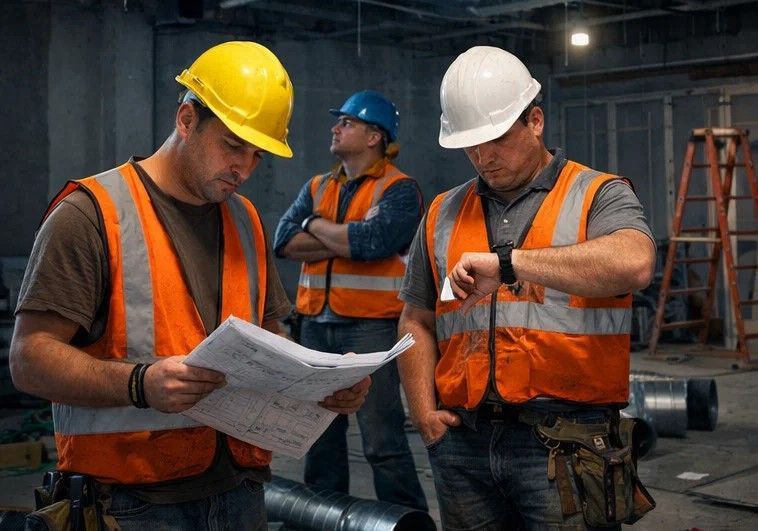 Coordination between trades for a successful HVAC installation