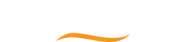 Orange swoosh logo on a white background