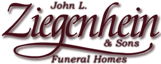 The logo for sample funeral home is shown on a white background.