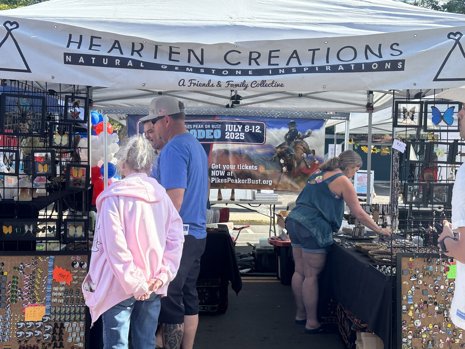 Hearien Creations at Tri-Lakes Chamber of Commerce's beer garden