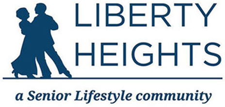 Logo with silhouettes of dancing couple, text