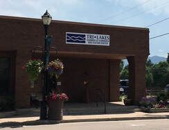 Brick building with a 