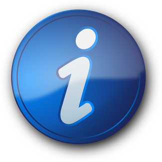 Blue button with white 