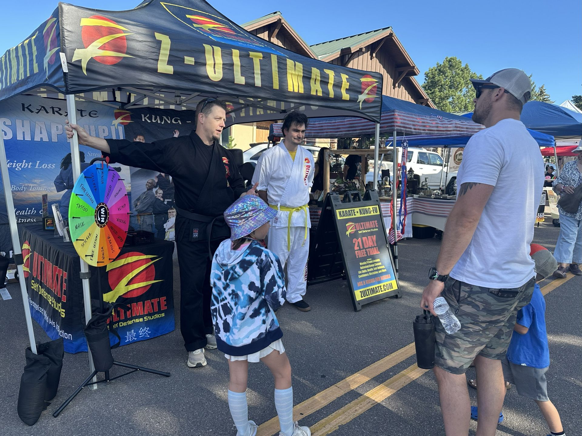 Z-Ultimate demonstrating their services to a 