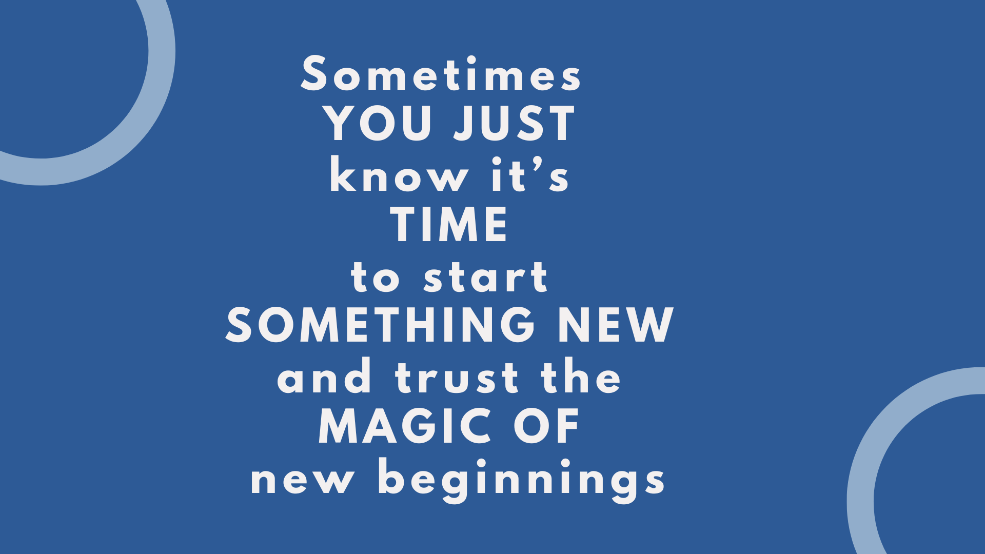 Text on blue background: