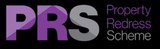 PRS Property Redress Scheme logo in purple and black text on a white background