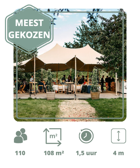 Stretchtent 9x12 meter Stretchtent 9x12 meter