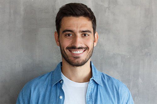 Smiling Man — Orange, CT — New England Dental Health Services PC Smiling Man — Orange, CT — New England Dental Health Services PC