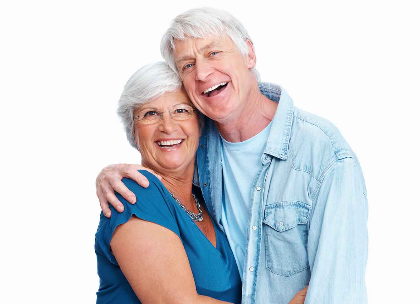 Happy Senior Couple — Orange, CT — New England Dental Health Services PC Happy Senior Couple — Orange, CT — New England Dental Health Services PC