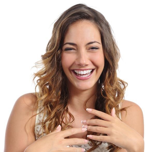 Happy Woman — Orange, CT — New England Dental Health Services PC Happy Woman — Orange, CT — New England Dental Health Services PC
