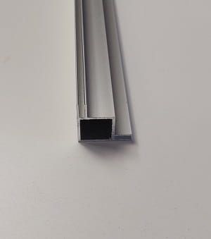 aluminium kokerprofiel buitenhoek flens 3 mm
