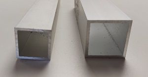 aluminium koker 25 x 25 x 2.0