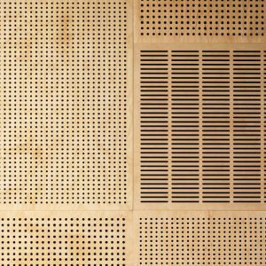 Acoustic Perforated Plywood Panels