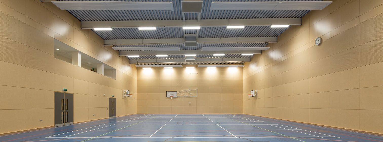 Gym Wall Lining in Plywood