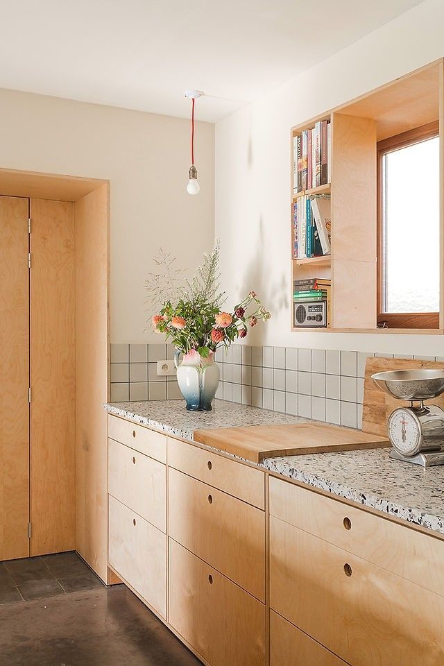 birch plywood kitchen carcass