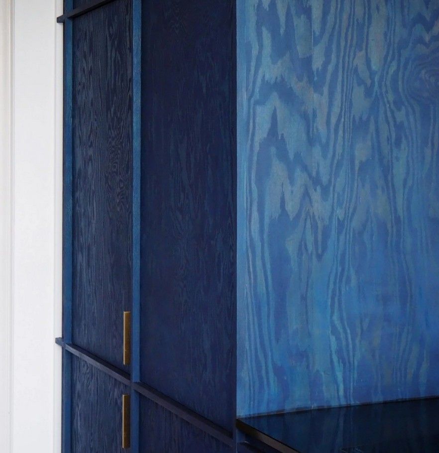 Blue Stained Pine Plywood Furniture