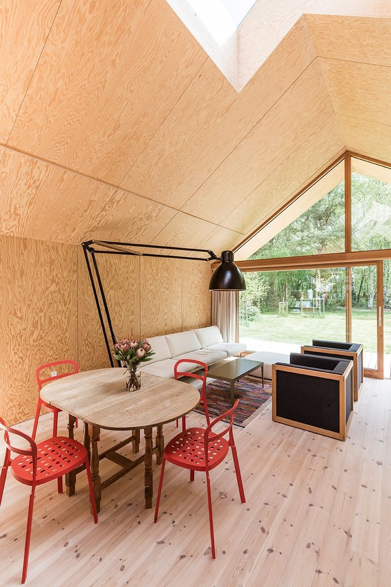 Pine Plywood Home Walls