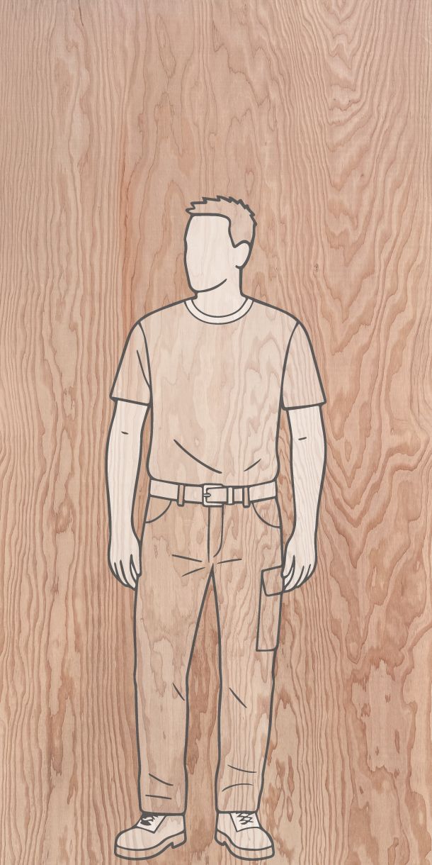 Douglas Fir plywood 8ft x 4ft panel