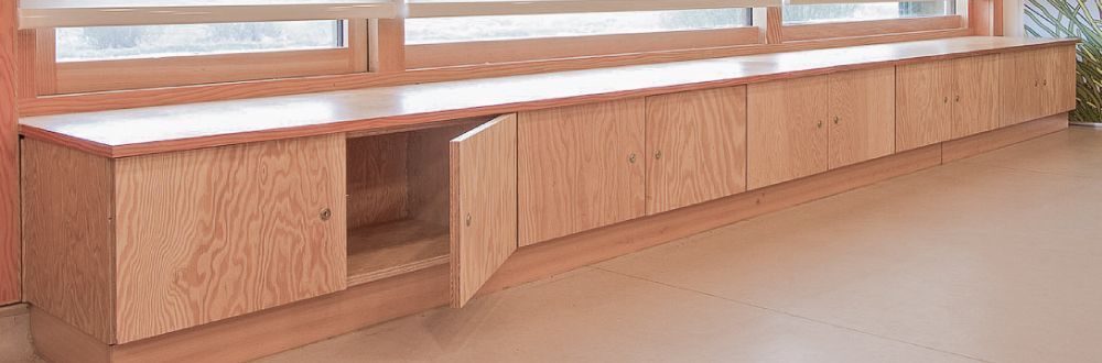 Douglas Fir Plywood cabinets