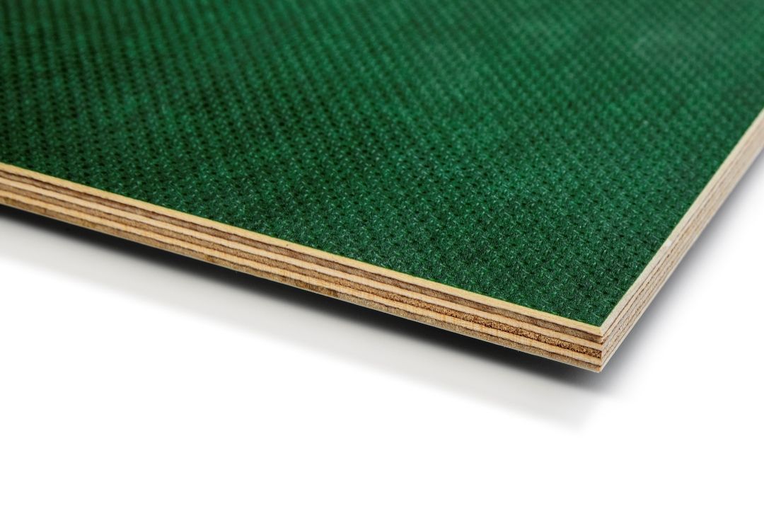 Mesh Faced birch plywood green