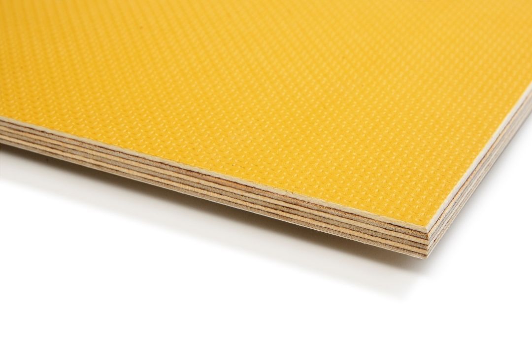 Mesh Faced birch plywood yellow