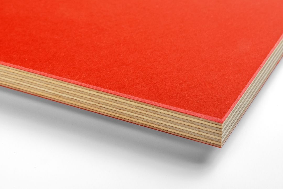 Riga Poliform Plywood in red
