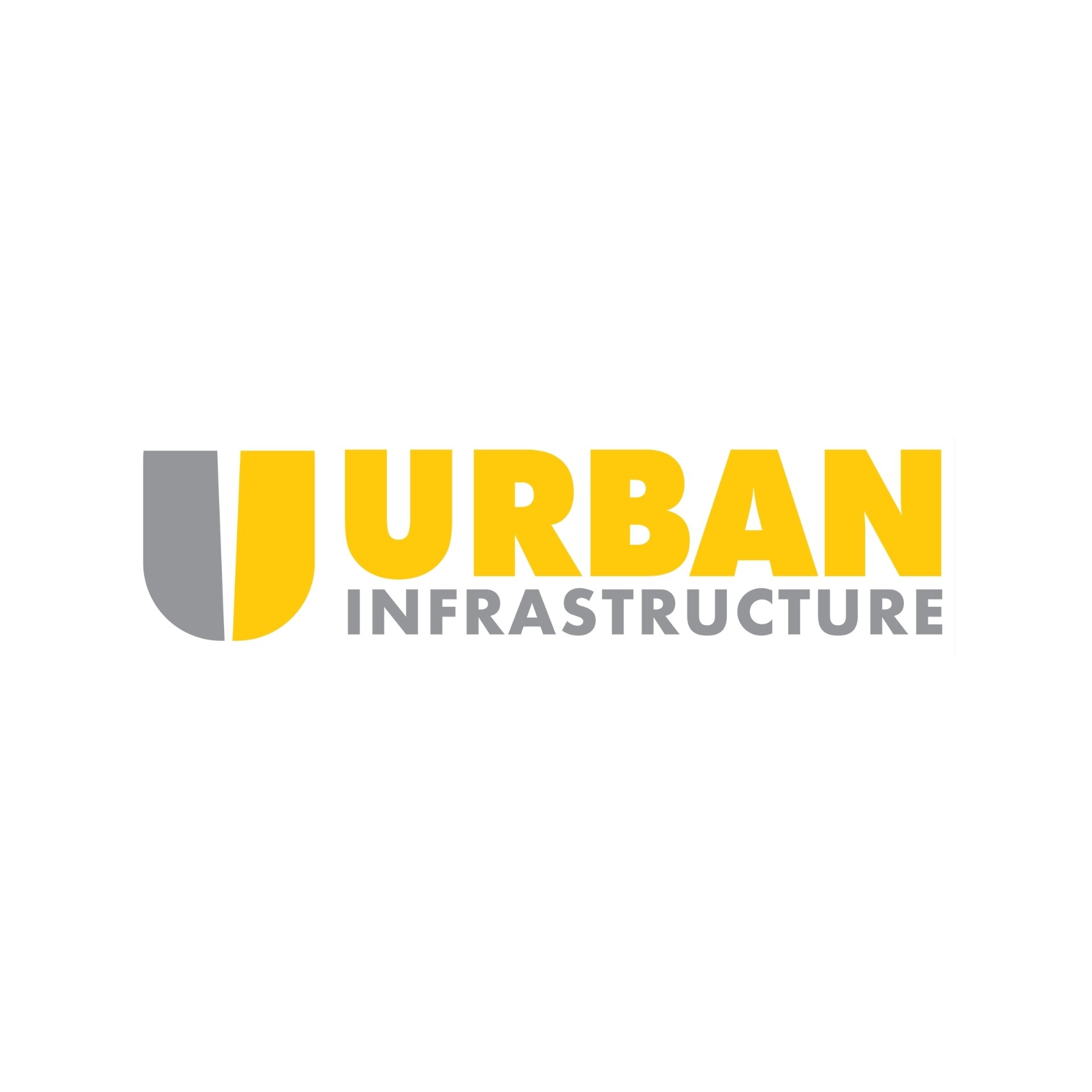 A yellow and gray logo for urban infrastructure