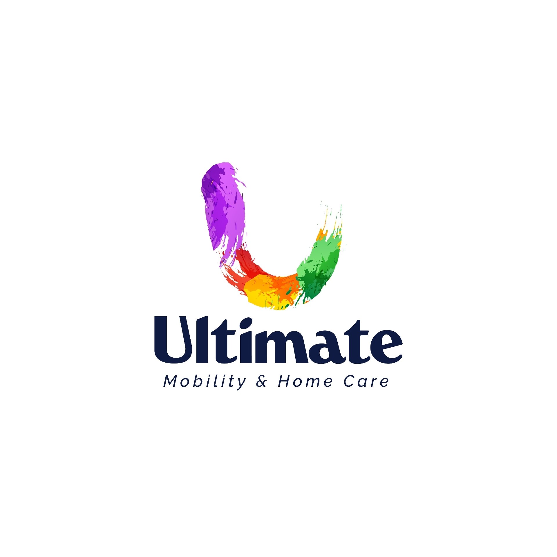 A logo for ultimate mobility and home care