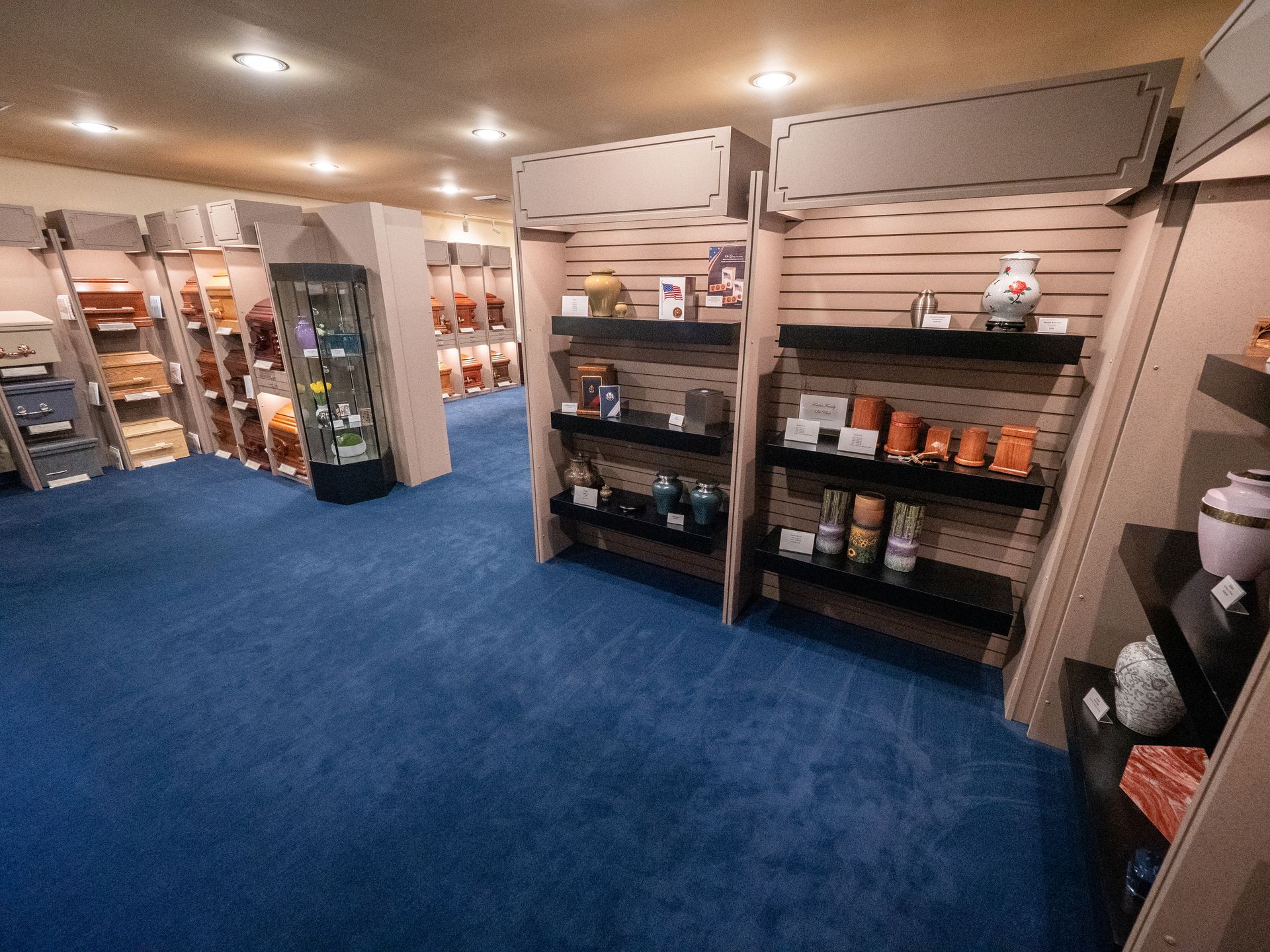 Merchandise room photo of Lee Funeral Home's Calvert location