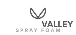 Valley spray foam logo on a white background