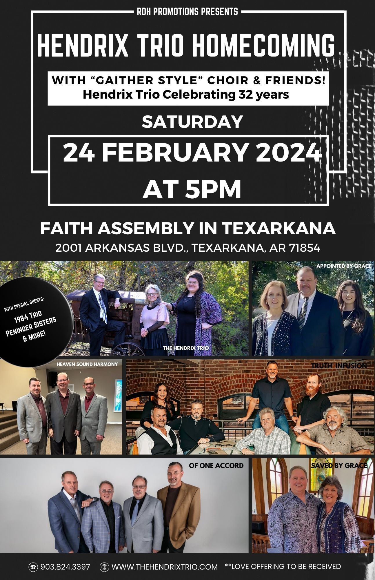 homecoming concert; choir; friends; new artists; celebrating 32 years