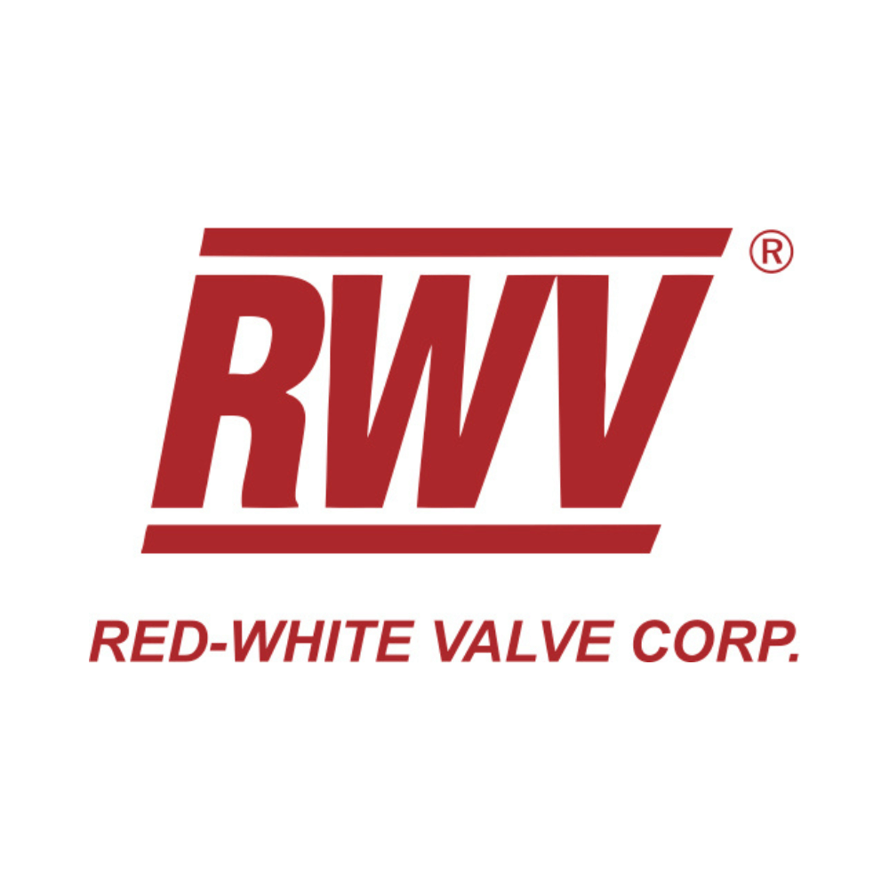 RWV logo in red with “Red-White Valve Corp.” text beneath it