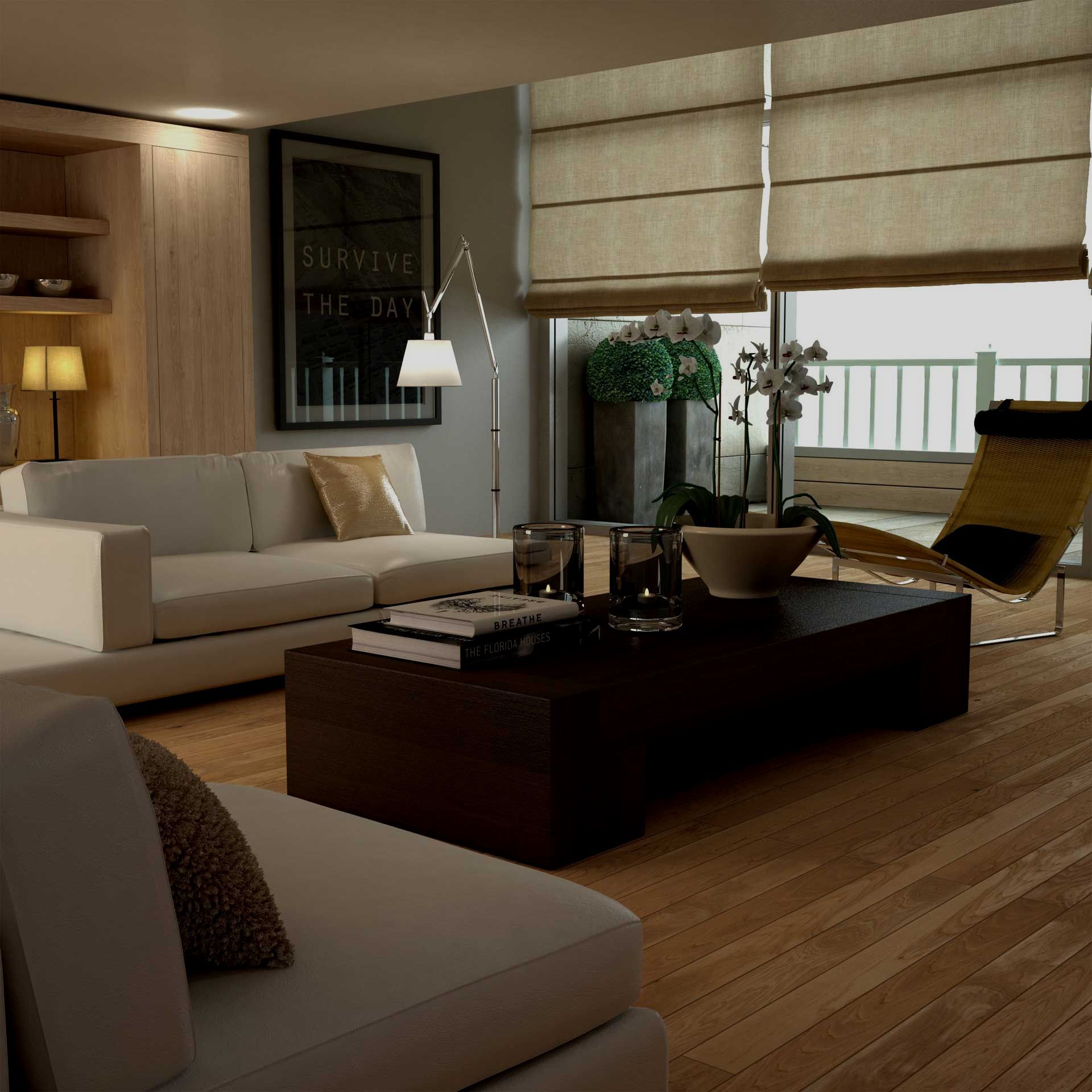 living room blinds