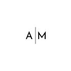 The letters a and m are separated by a line on a white background.