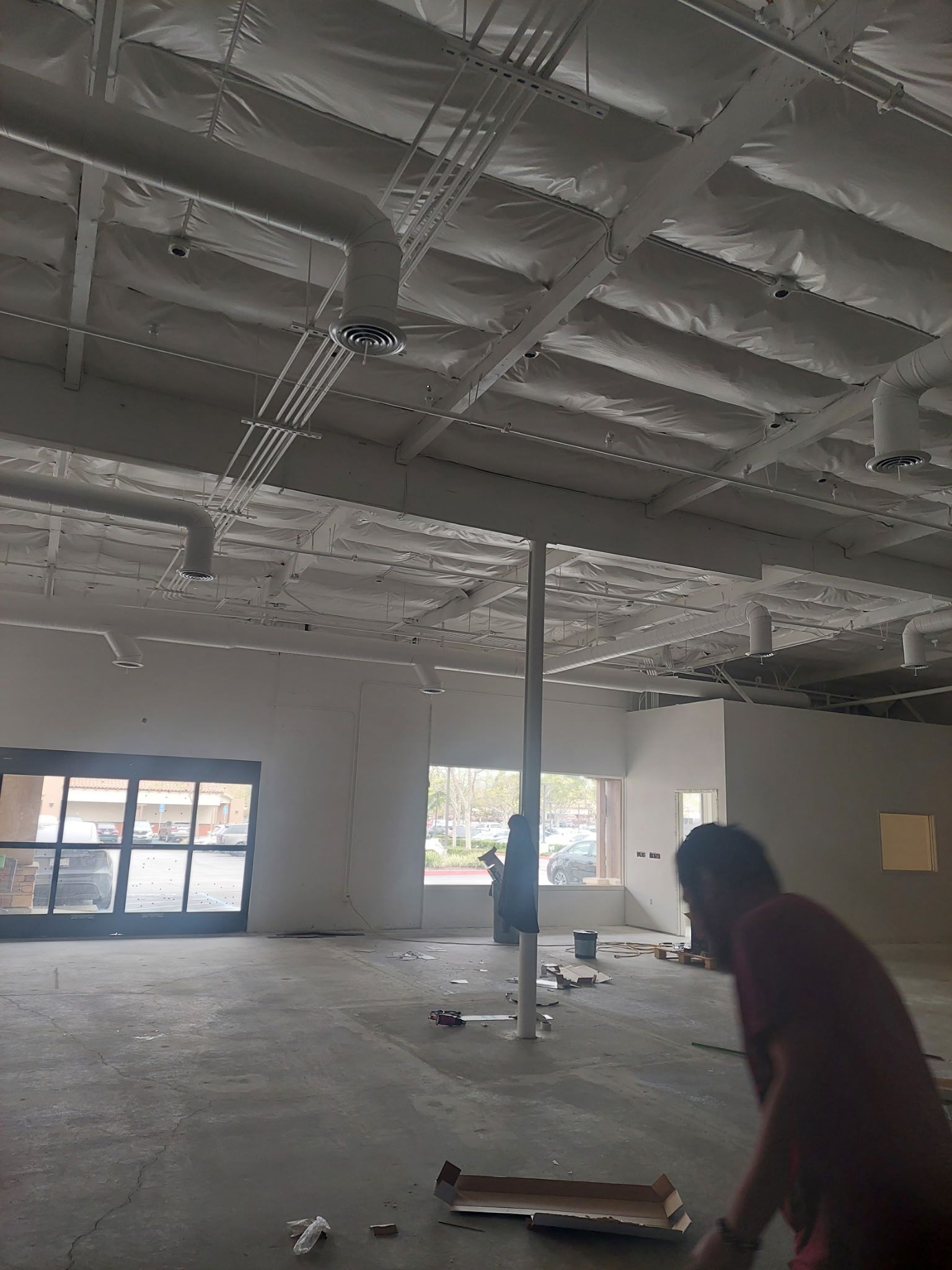 commericial ceiling work by Nelson Construction