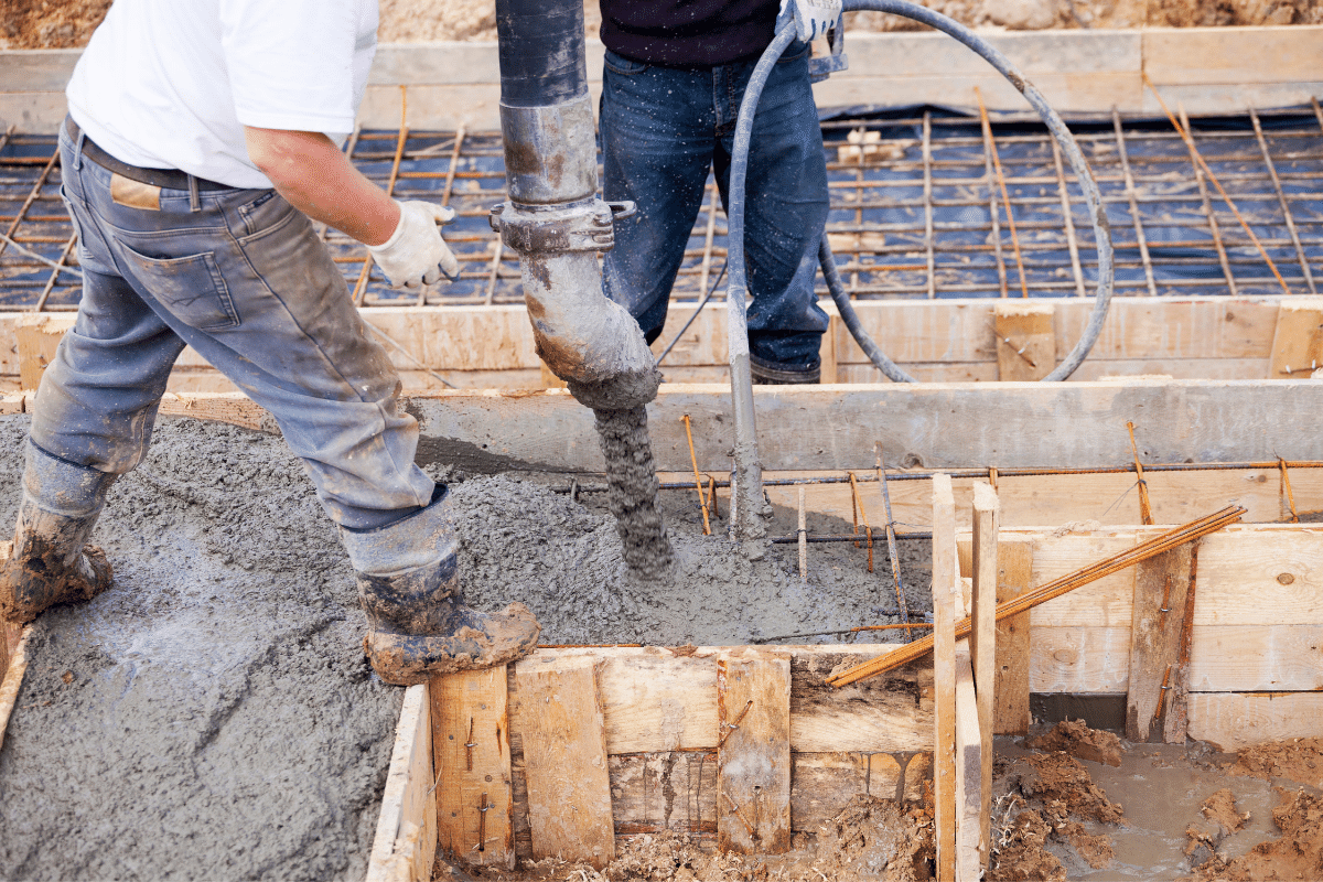 Pouring Concrete Foundation Footers in Lakeland, FL