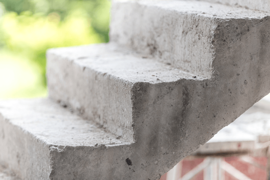 small concrete stairs outside in Lakeland