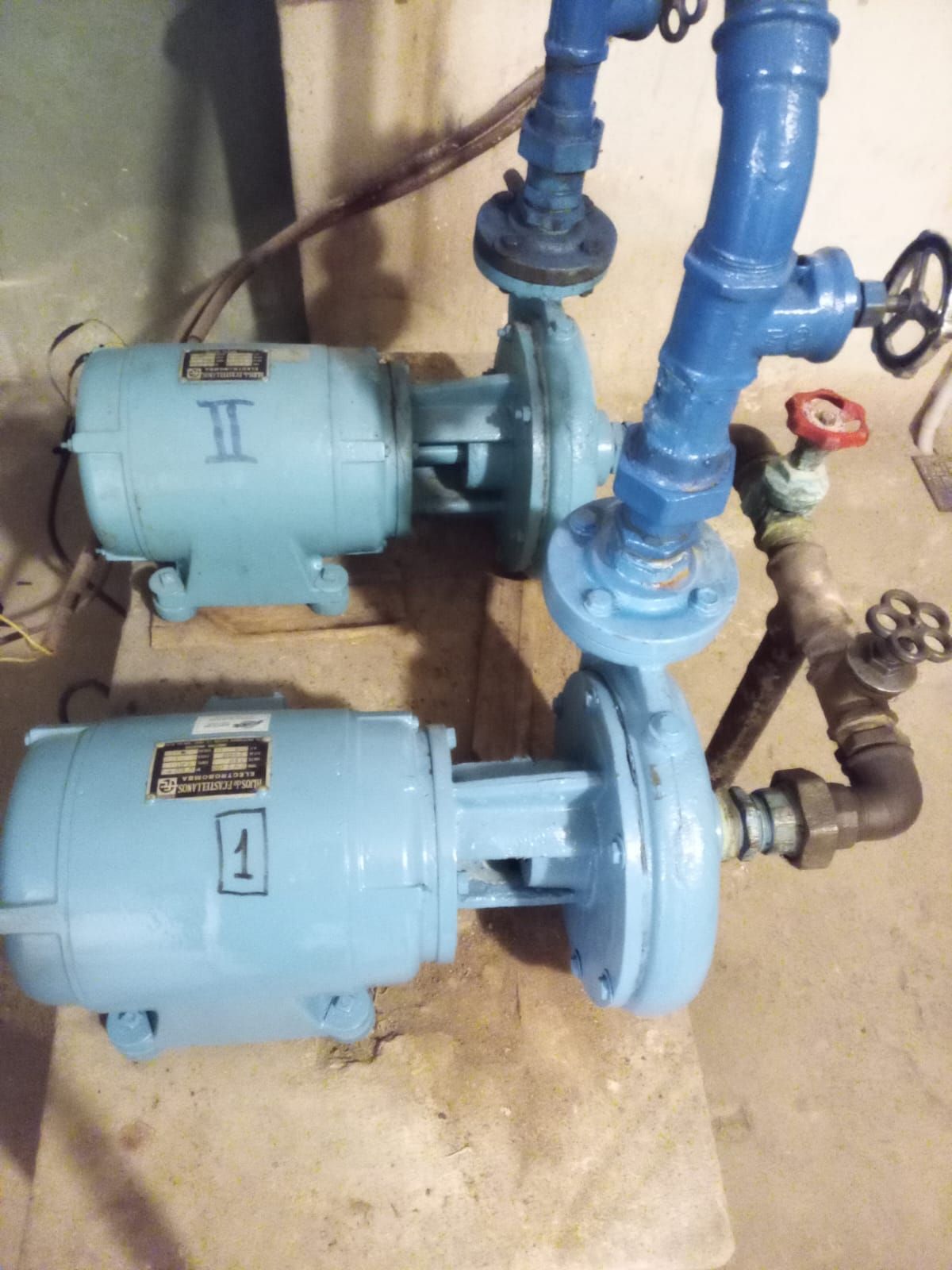 Sistema de bombeo domiciliario instalado