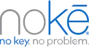 Nokē logo with the tagline “no key. no problem.”