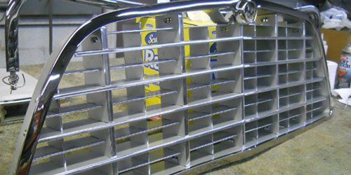 Metal front bumper