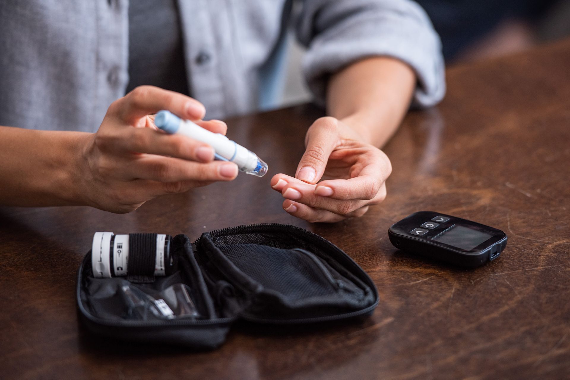 Track blood sugar trends at home through remote patient monitoring. 